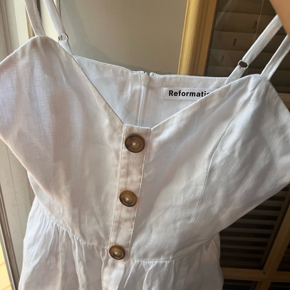 NWOT linen mini dress